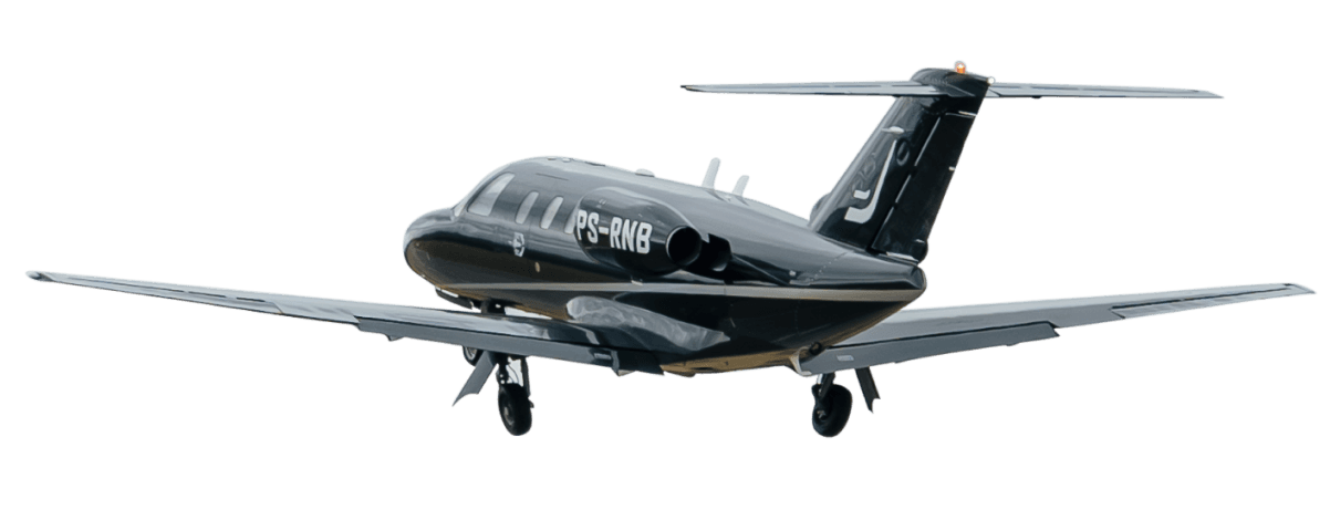 Imagem ilustrativa de um avião voando